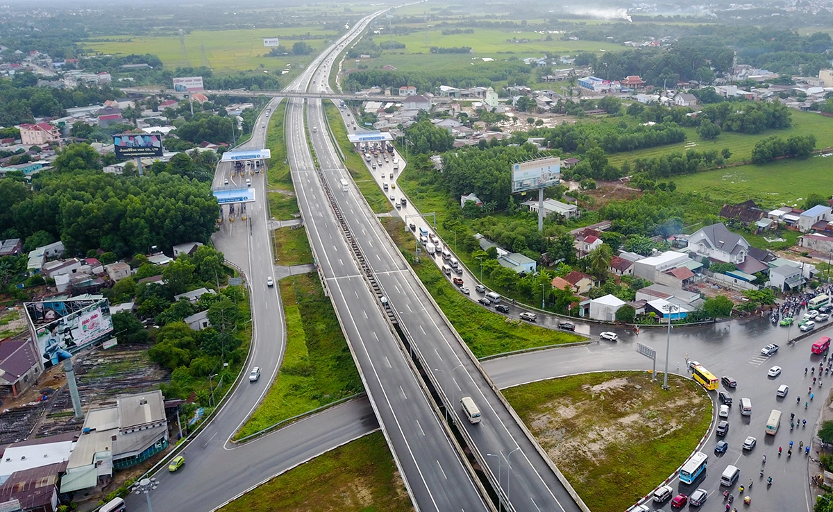 Cao tốc Long Thành - Dầu Giây với chiều dài 24km